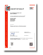 DIN EN ISO 14001:2015
Zertifikat