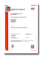 DIN EN ISO 9001:2015
Zertifikat